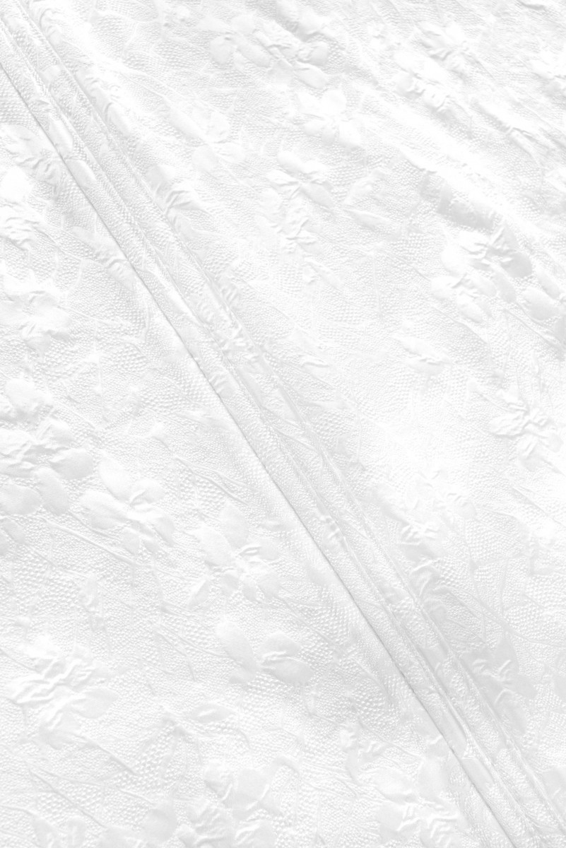 Żakard biały KUPON 160 cm