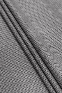 Laine de costume à carreaux fins