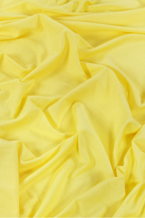 Dzianina wiskozowa żółta