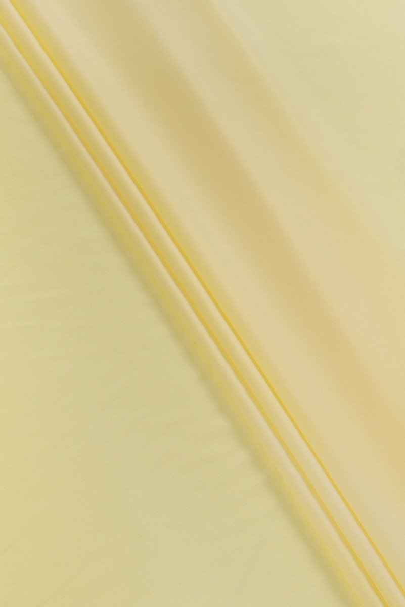 Cotton bathiste elastic yellow