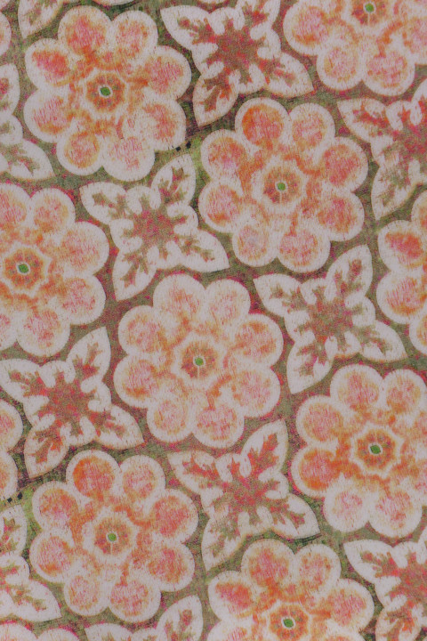 Cotton - oriental motif