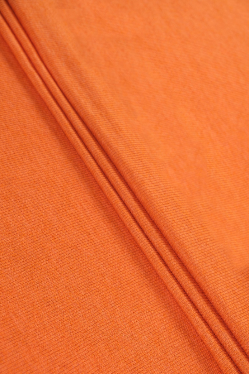 Knitted ribbing type - orange