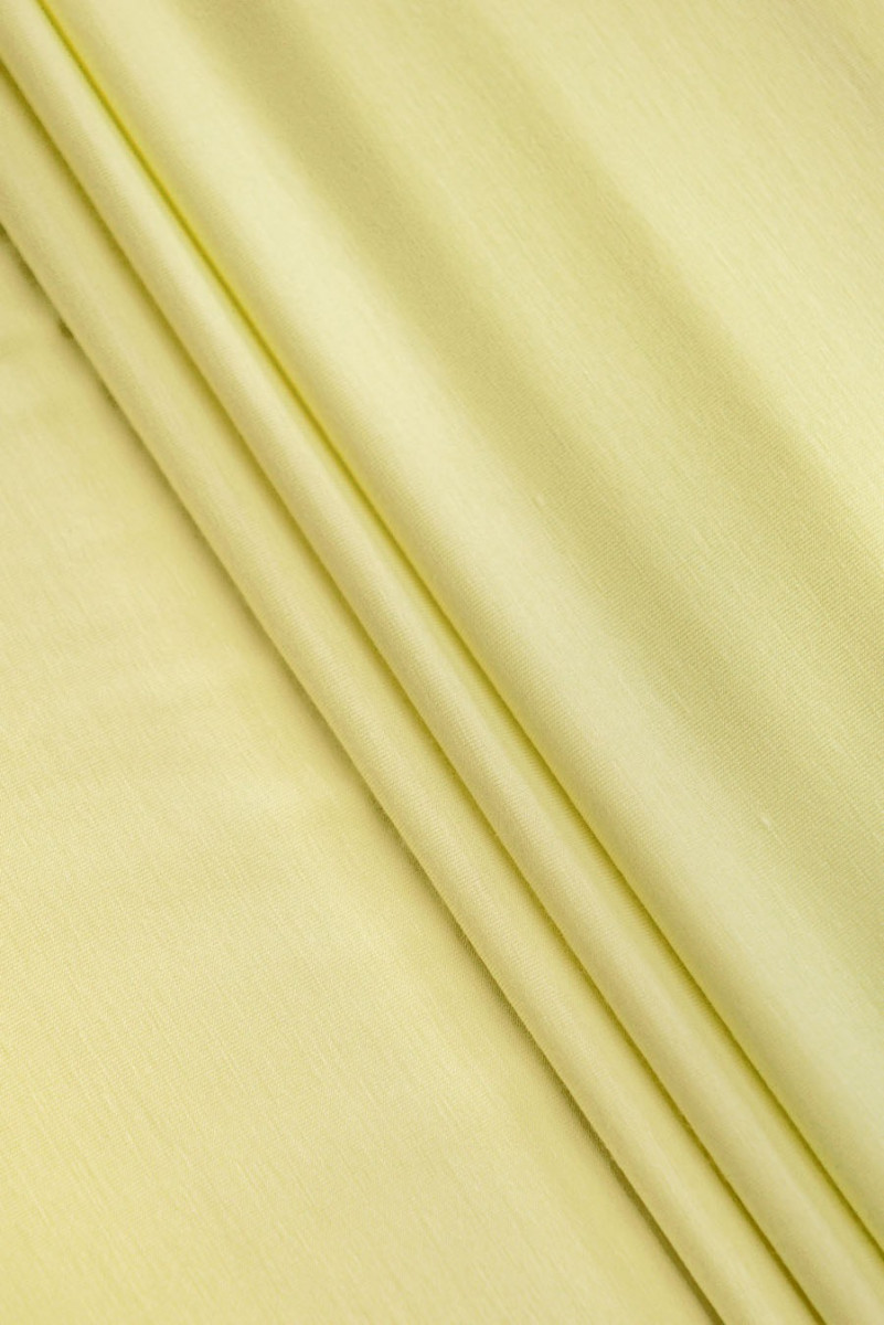 Dzianina wiskozowa żółto-zielona KUPON 160cm