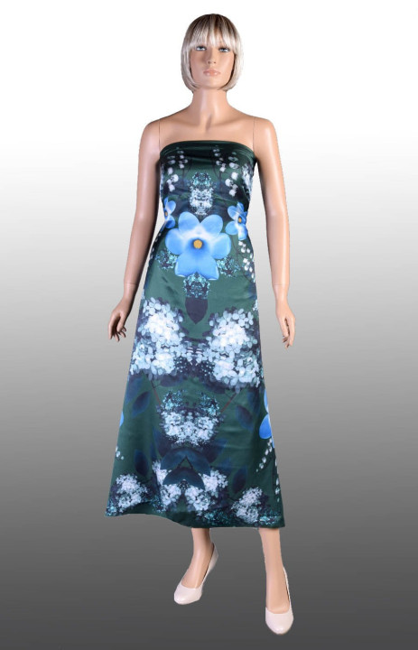 Patterned silk COUPON 125cm