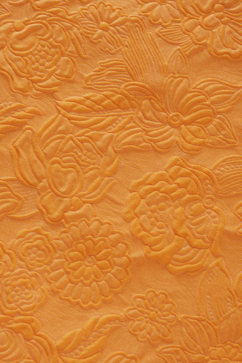 Jacquard fabric - orange