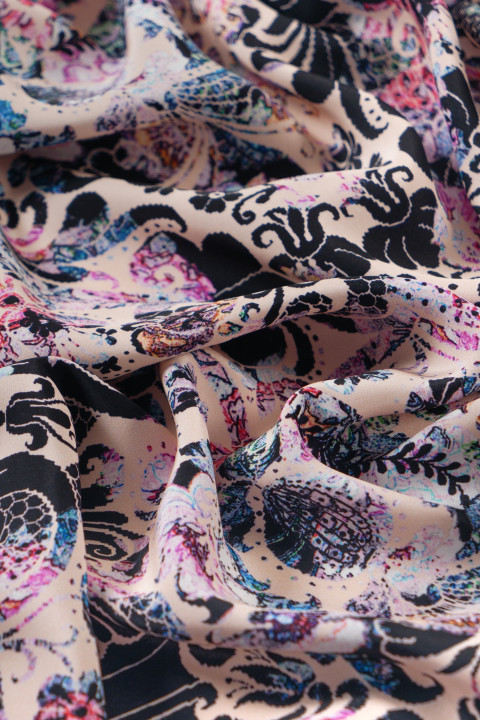 Oriental silk satin