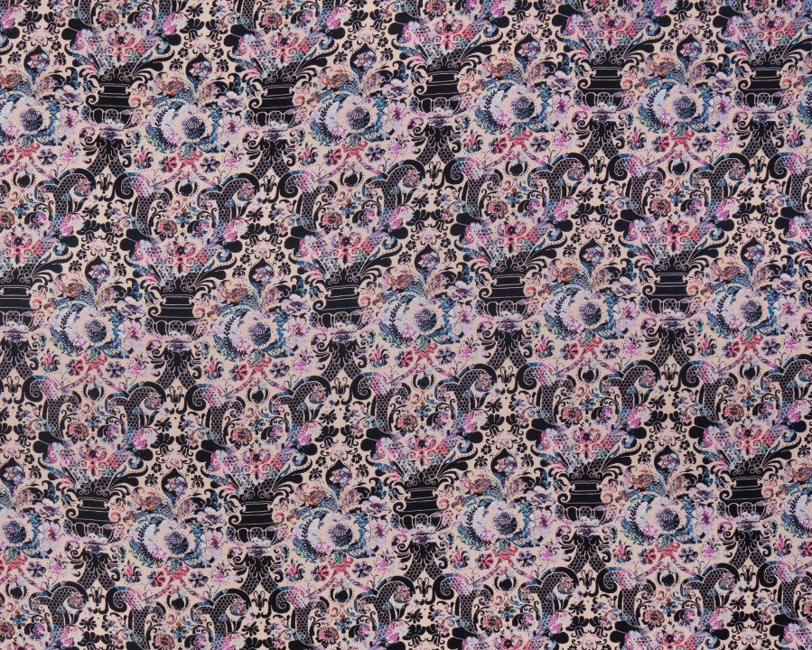 Oriental silk satin