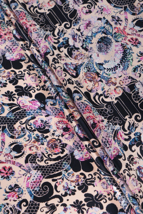 Oriental silk satin