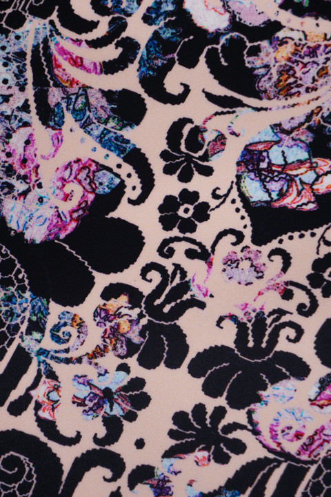 Oriental silk satin