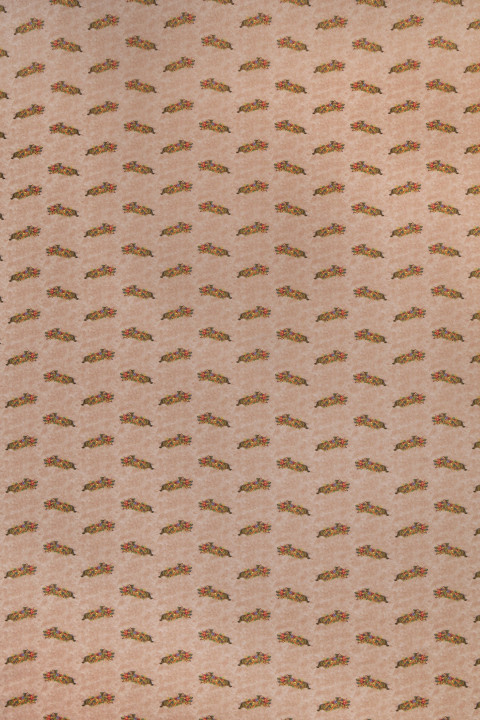 Seiden-Crêpe-Beige "Horn des Überflusses"