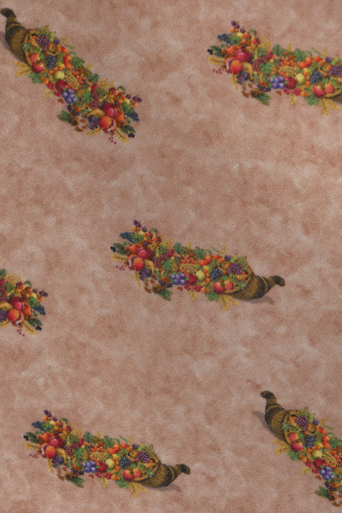 Beige silke crepe "Horn of Plenty"