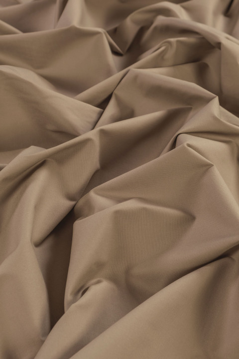 Elastic cotton - gray-beige