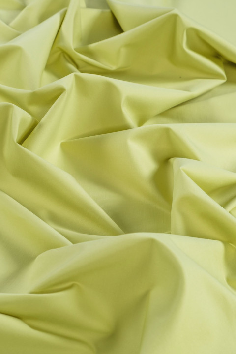 Elastic cotton - lime