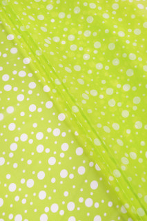 Zijden chiffon met stippen