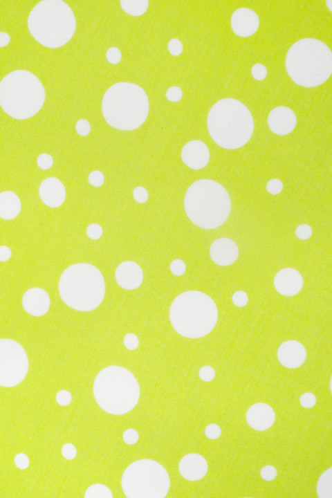 Silk chiffon with polka dots