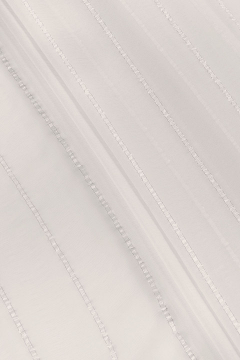 Silk chiffon bordered