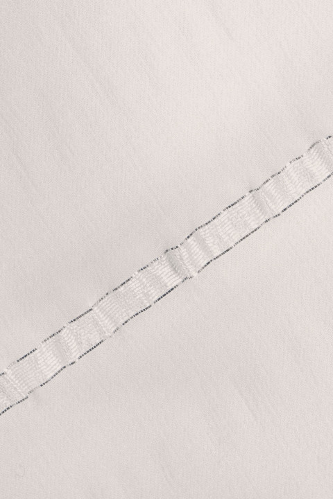 Silk chiffon bordered