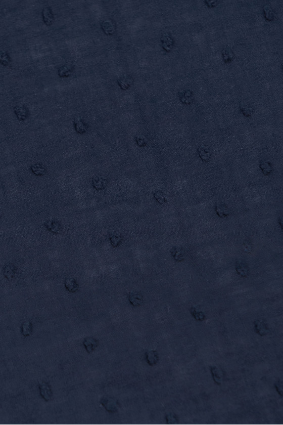 Batyst "supełki" - granatowy KUPON 80cm