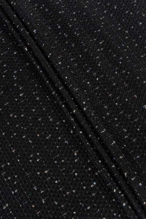 Chanel stof - zwart met lurex draad