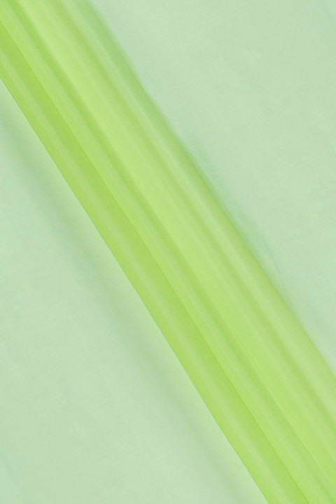 Organza jedwabna - jasna zieleń