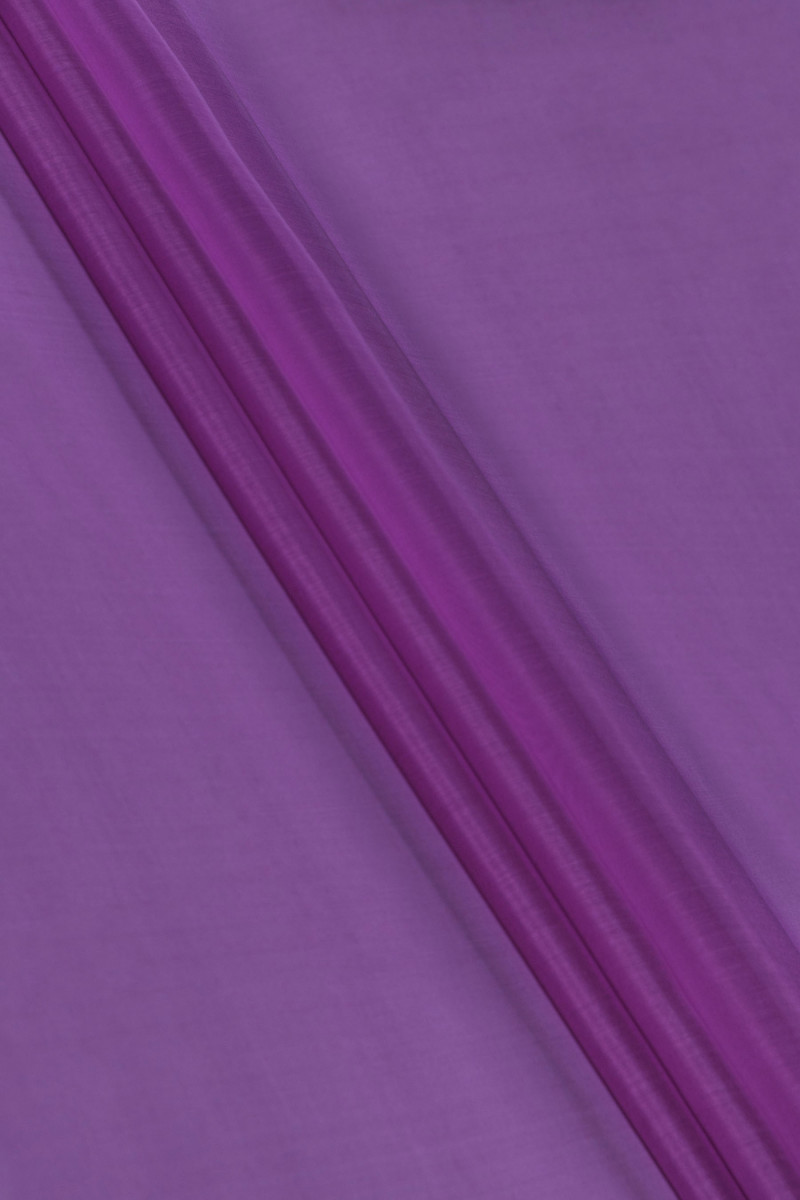Organza de seda - púrpura