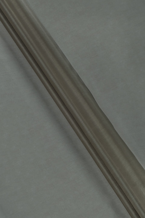 Silk organza - gray-olive
