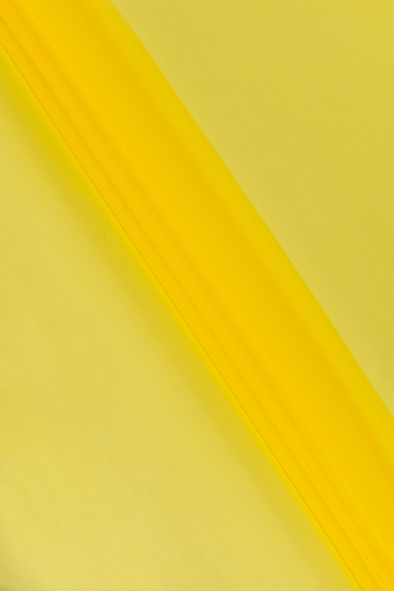 Yellow silk organza