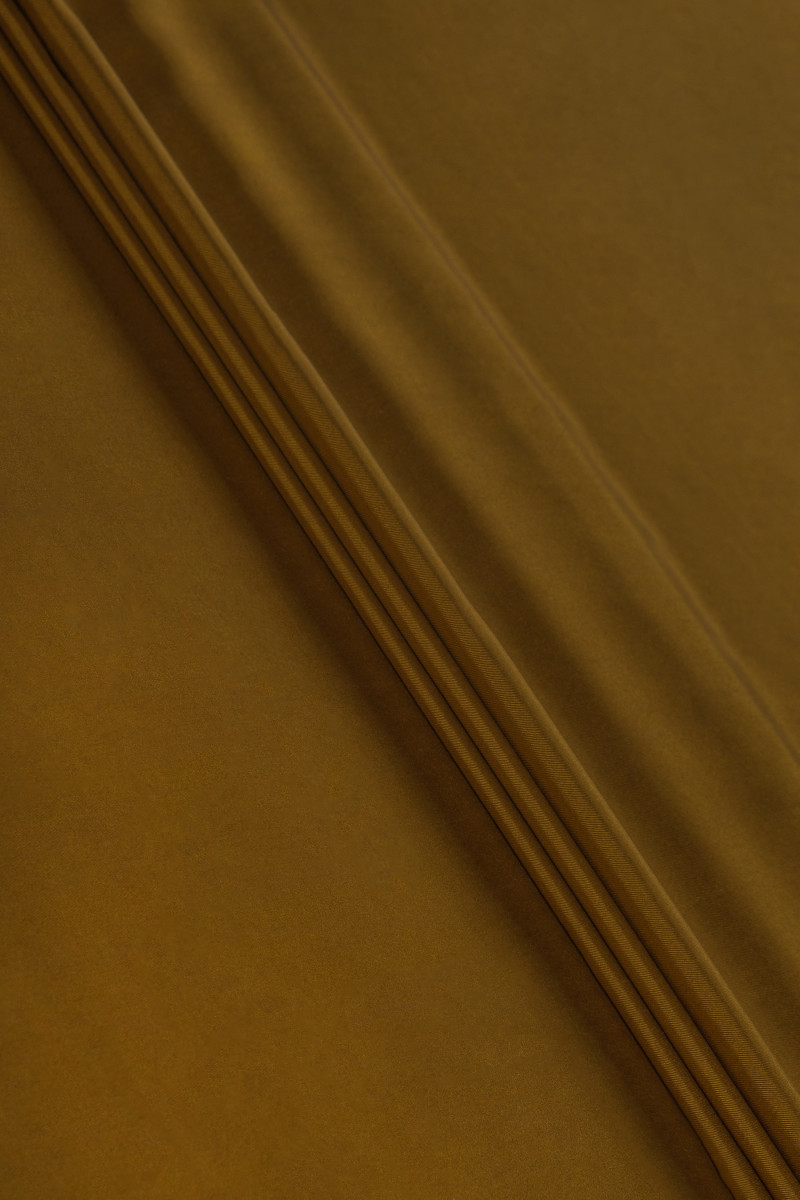 Gold-olive silk lining