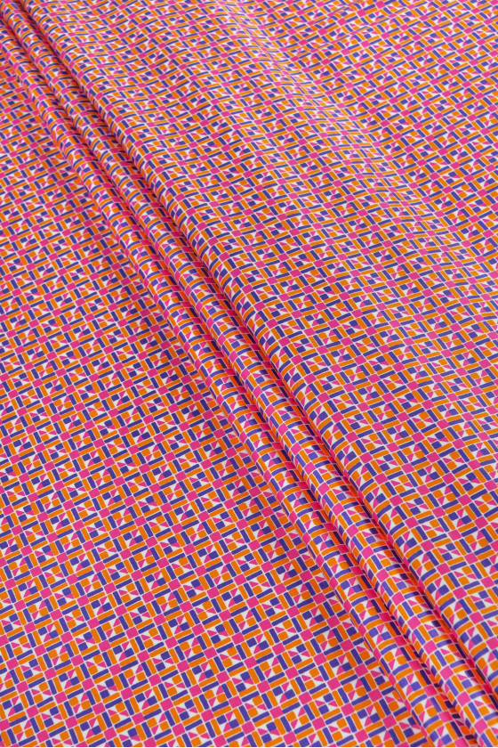 Algodón con estampados coloridos