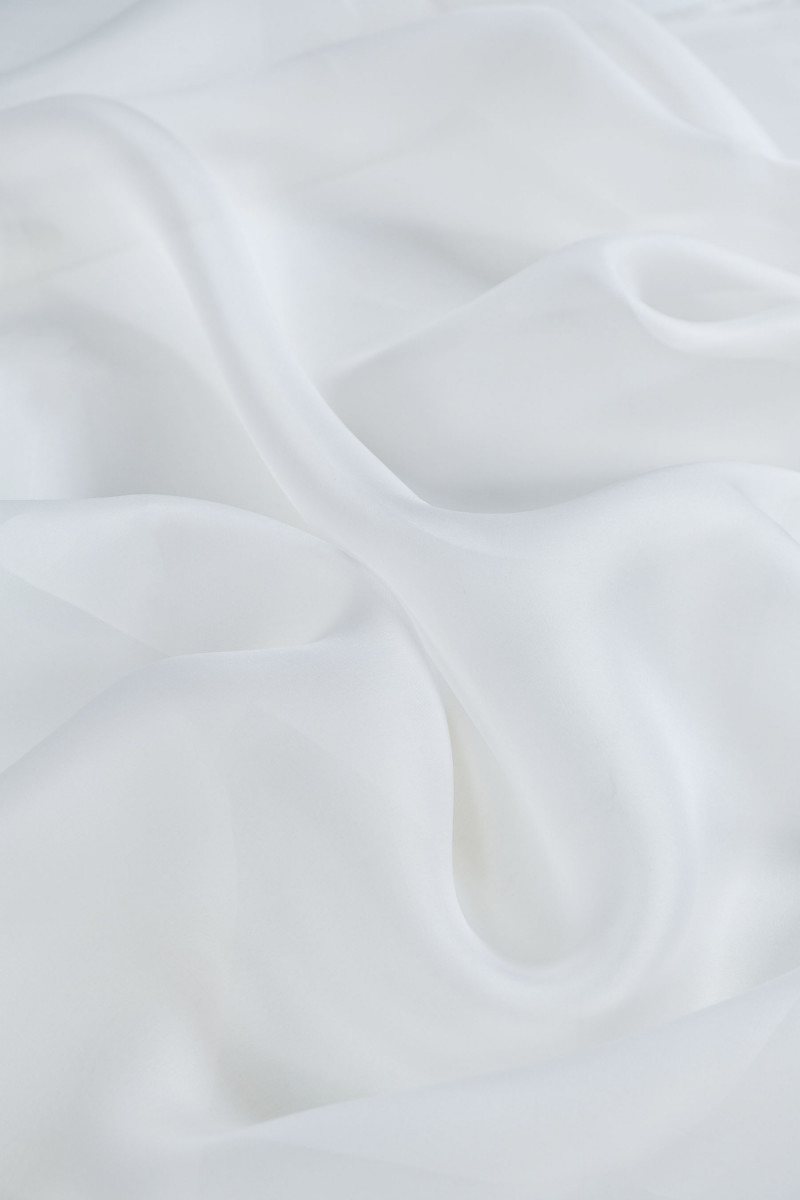 Silk organza - valge