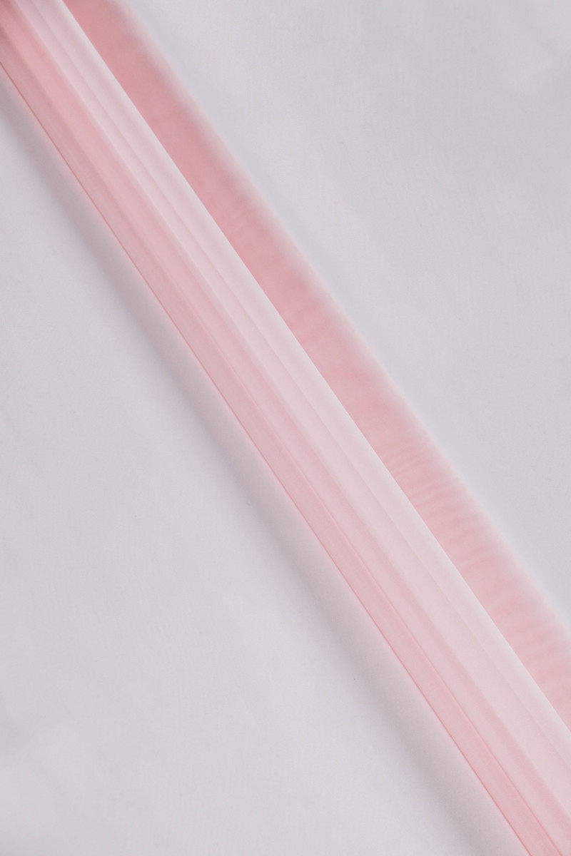 Silk organza - light pink