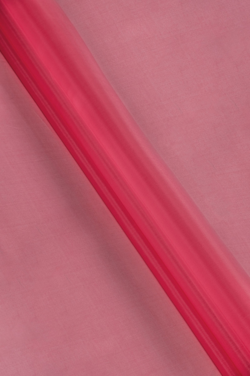Silk organza - landmark pink