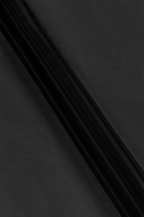 Zīda organza - melna