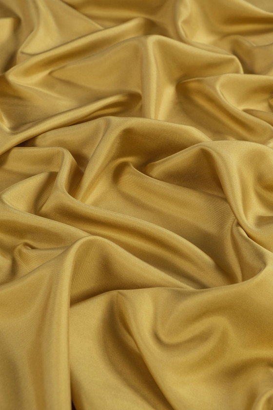 Silk lining - mustard