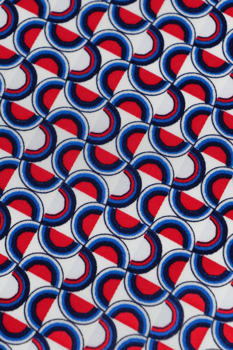 Cotton with colorful patterns