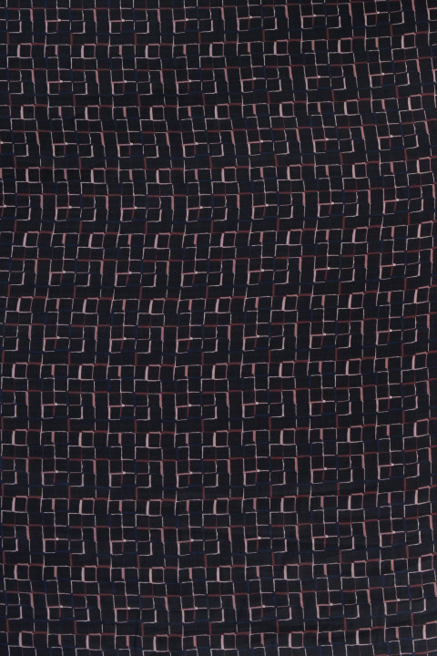 Kostkovaná hedvábná organza