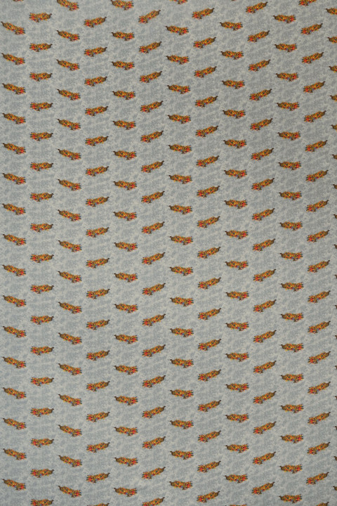 Silk crepe gray - "Horn of plenty"