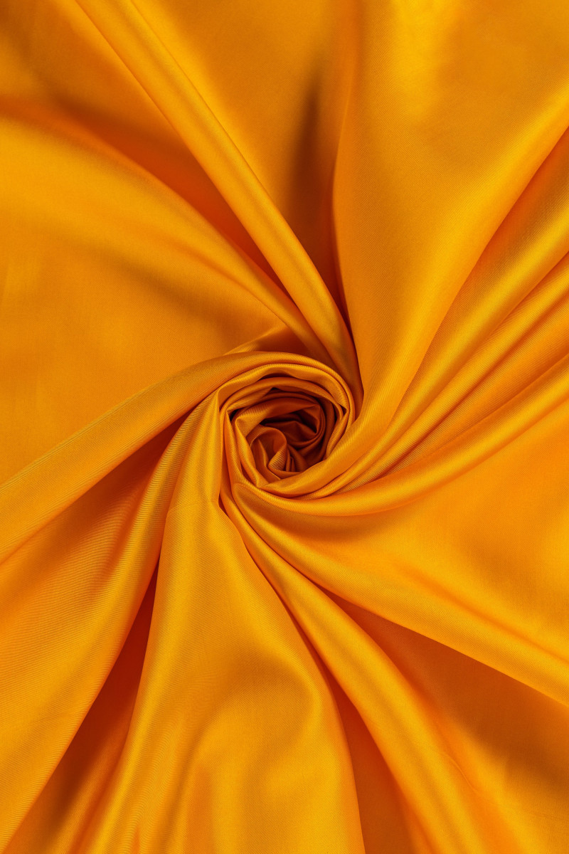 Silk lining yellow sunny