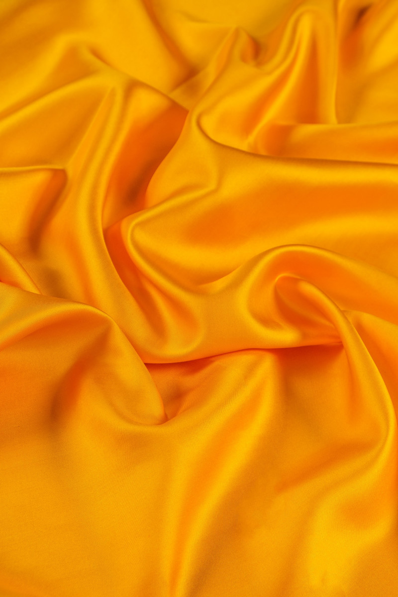 Silk lining yellow sunny