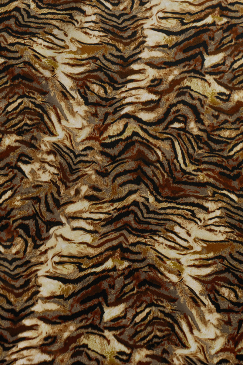 Selyem szatén - állati minta