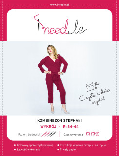 Wykrój na kombinezon z dekoltem Stephani Ineedle