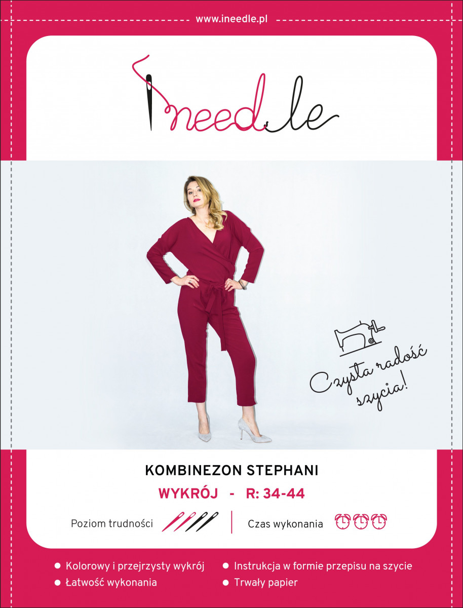 Cut for overalls with Stephani Ineedle neckline