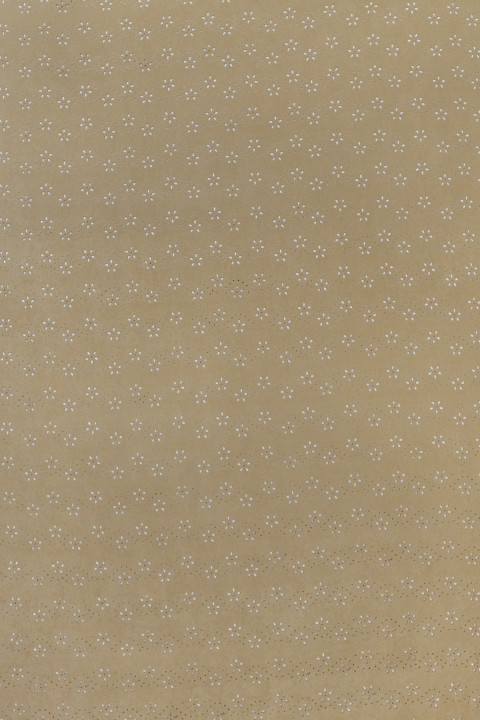 Alcantara - beige med blomster
