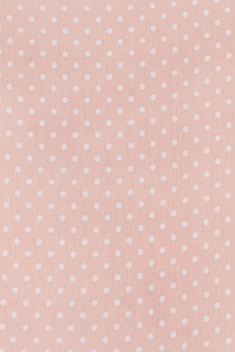 Chiffon cresed with polka dots