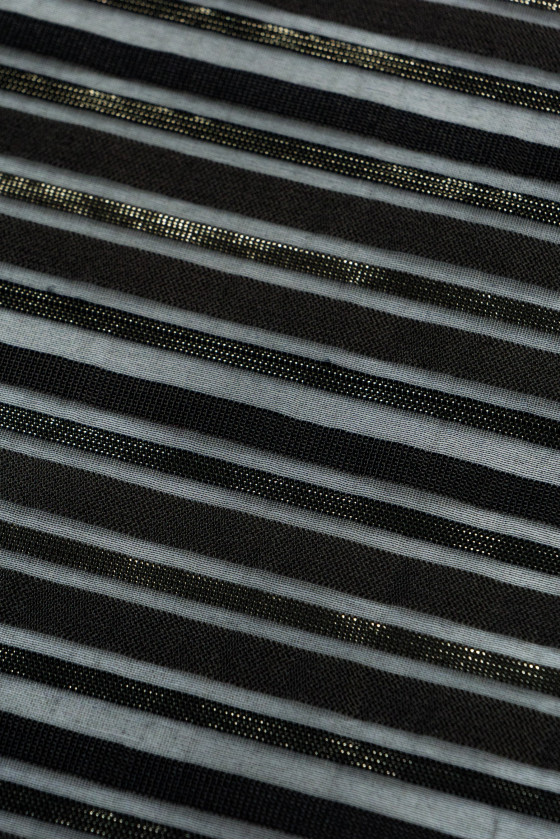 Triibuline siid organza devore