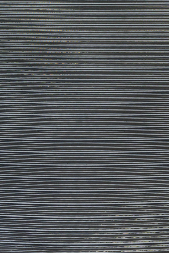 Striped silk organza devore