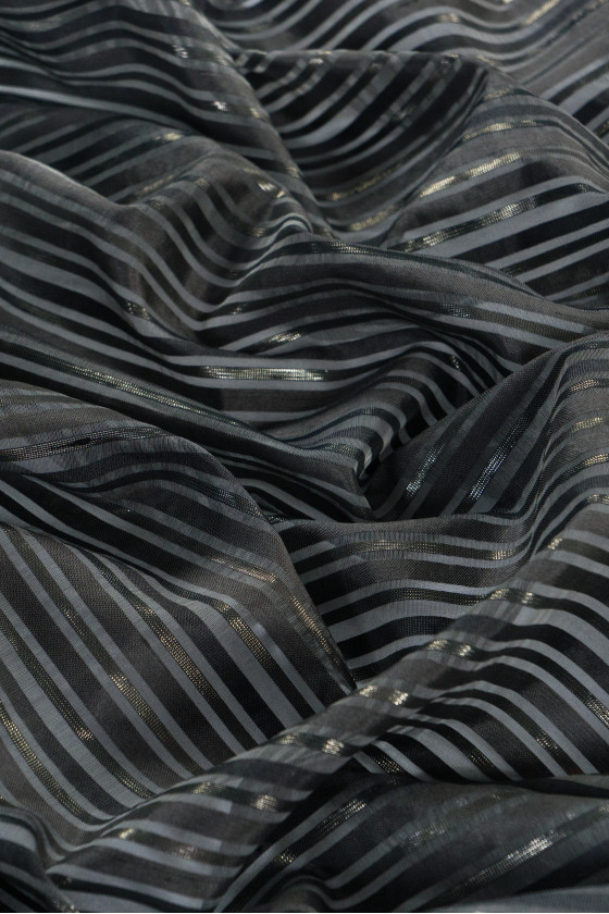 Gestreifte Seide organza devore