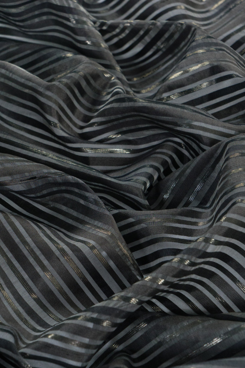 Gestreifte Seide organza devore