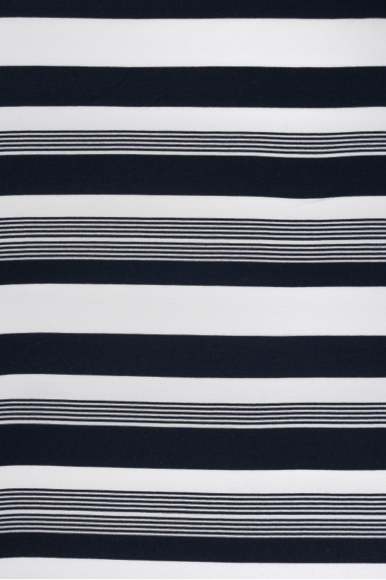 Striped viscose knitwear