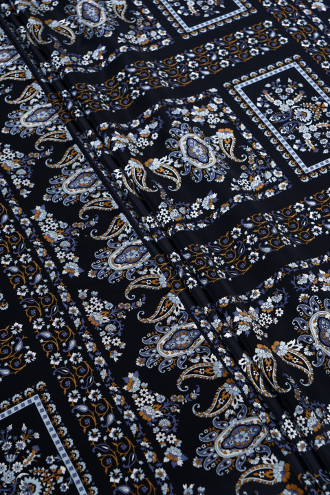 Oriental silk satin - coupon